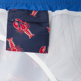 Pepe Jeans - PBB100004-595 – Bañador bermuda azul marino con estampado de langostas - Niño