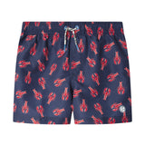 Pepe Jeans - PBB100004-595 – Bañador bermuda azul marino con estampado de langostas - Niño