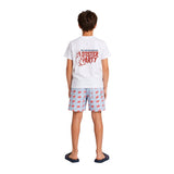Pepe Jeans - PBB100014-502 – Bañador azul con estampado de cangrejos y forro interior - Niño