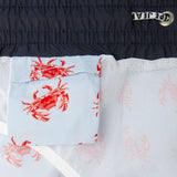 Pepe Jeans - PBB100014-502 – Bañador azul con estampado de cangrejos y forro interior - Niño