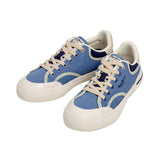 Pepe Jeans – Nolan PBS300001-566 – Sneakers azules combinadas de algodón con puntera y talón reforzado - Niño