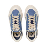 Pepe Jeans – Nolan PBS300001-566 – Sneakers azules combinadas de algodón con puntera y talón reforzado - Niño