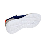 Pepe Jeans – Teagan PBS400009-933 – Sneakers azules con combinación de materiales y detalles metálicos - Niño