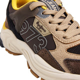 Pepe Jeans - Mave East PBS600005-876 - Sneakers marrones con empeine de malla - Niño