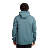 Trango - Barlu PC010485 - Sudadera azul grisáceo con capucha fija con ceñidor facial - Hombre