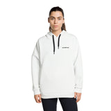 Trango - Sabine PC010809 - Sudadera blanca de tejido Free4move con capucha y bolsillo tipo canguro - Mujer