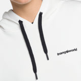 Trango - Sabine PC010809 - Sudadera blanca de tejido Free4move con capucha y bolsillo tipo canguro - Mujer