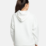 Trango - Sabine PC010809 - Sudadera blanca de tejido Free4move con capucha y bolsillo tipo canguro - Mujer