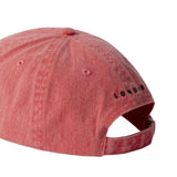 Pepe Jeans – Alix PG0400003-264 – Gorra roja ajustable de sarga de algodón con logo bordado