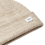 Pepe Jeans - Monique PG0400008-845 - Gorro beige de lana en punto pointelle con logo - Niña
