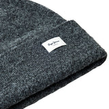Pepe Jeans - Monique PG0400008-987 - Gorro gris de lana en punto pointelle con logo - Niña