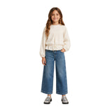 Pepe Jeans - Nadia PG3000027-808 - Blusa color crudo de manga larga con detalles bordados - Niña