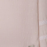 Pepe Jeans - Noras PG3000038-385 - Blusa rosa de gasa 100% algodón con inserciones de encaje - Niña
