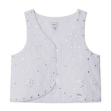 Pepe Jeans – Holly PG4000024-808 – Chaleco blanco acolchado con detalles calados - Niña