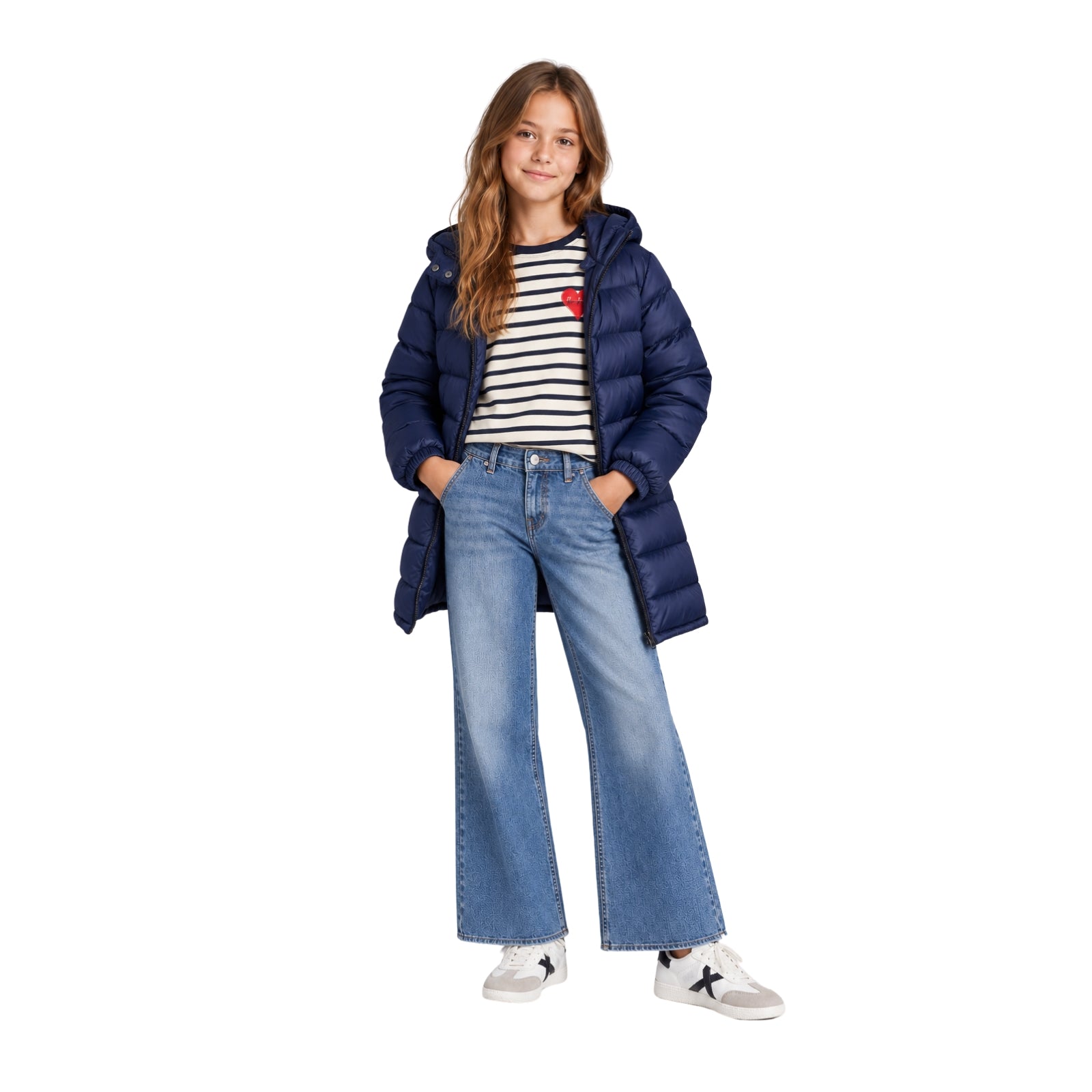 Plumífero azul marino niña Pepe Jeans Kandy | Konestilochic
