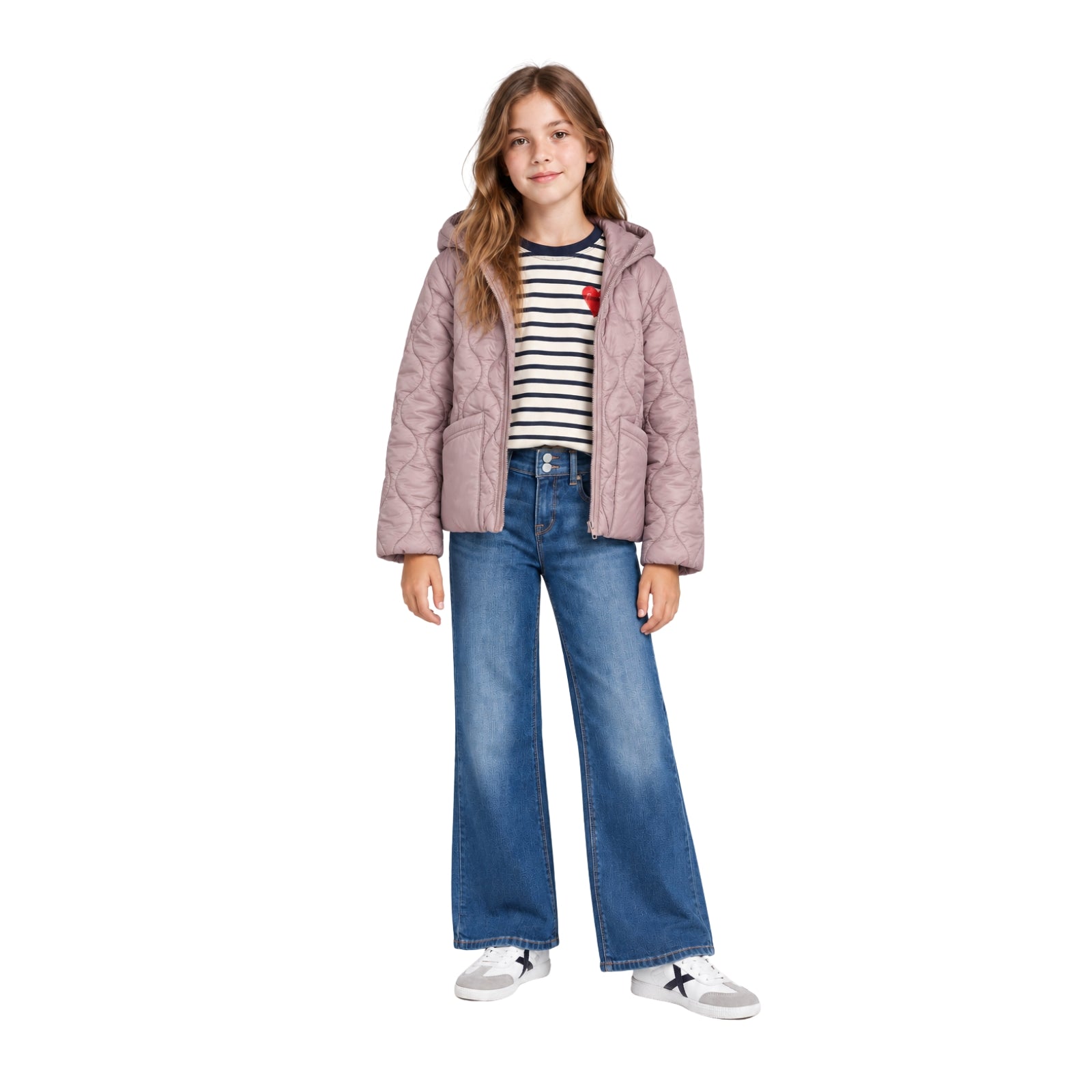 Plumífero rosa Pepe Jeans Kelly para niña | Konestilochic