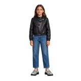 Pepe Jeans - Karla PG4000034-999 - Cazadora bomber negra con bolsillos y bajo elástico - Niña