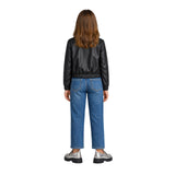 Pepe Jeans - Karla PG4000034-999 - Cazadora bomber negra con bolsillos y bajo elástico - Niña