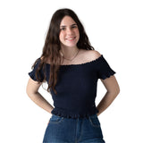 Top azul marino Georgina niña - Pepe Jeans Konestilochic