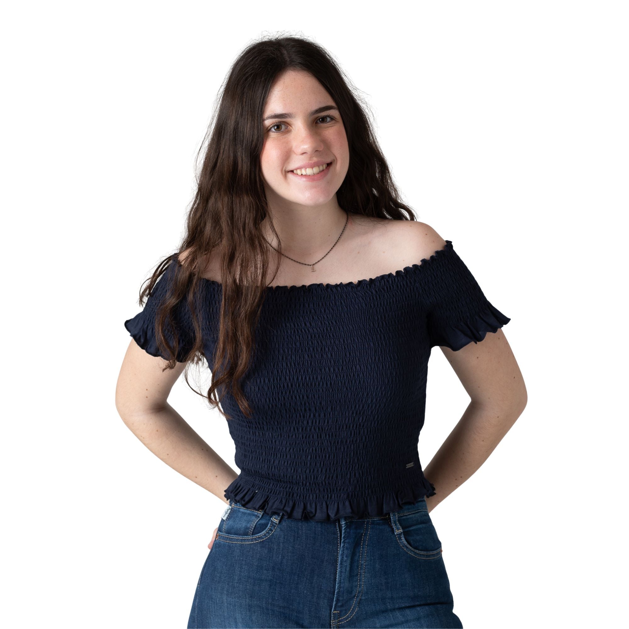 Top azul marino Georgina niña - Pepe Jeans Konestilochic
