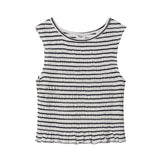 Pepe Jeans – Gracie PG5000034-595 – Top de rayas marineras elástico fruncido sin mangas - Niña