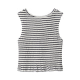 Pepe Jeans – Gracie PG5000034-595 – Top de rayas marineras elástico fruncido sin mangas - Niña