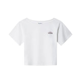 Pepe Jeans – Galya PG5000042-800 – Camiseta blanca de manga corta con estampado trasero - Niña