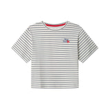 Pepe Jeans – Gertrudis PG5000047-800 – Camiseta de rayas de manga corta y corte relajado - Niña