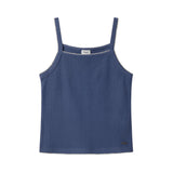 Pepe Jeans – Galadriel PG5000051-549 – Top azul de tirantes y punto pointelle 100% algodón - Niña