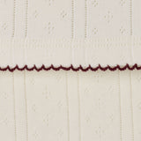 Pepe Jeans – Galadriel PG5000051-808 – Top blanco de tirantes y punto pointelle 100% algodón - Niña