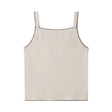 Pepe Jeans – Galadriel PG5000051-808 – Top blanco de tirantes y punto pointelle 100% algodón - Niña