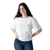 Pepe Jeans – Giana PG5000054-800 – Camiseta blanca de manga corta con logo estampado - Niña