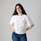 Pepe Jeans – Giana PG5000054-800 – Camiseta blanca de manga corta con logo estampado - Niña