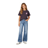 Pepe Jeans - Lindsey PG5000068-967 - Camiseta gris oscuro 100% algodón de manga corta - Niña