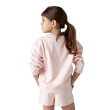Pepe Jeans – Gab PG5800029-305 – Sudadera rosa de corte relajado con cuello redondo 100% algodón - Niña