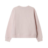 Pepe Jeans – Gab PG5800029-305 – Sudadera rosa de corte relajado con cuello redondo 100% algodón - Niña
