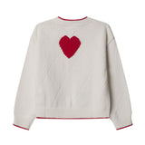 Pepe Jeans – Florence PG7000020-808 – Jersey blanco de rombos 100% algodón con bordado en la espalda - Niña