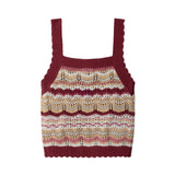 Pepe Jeans - Hyo PG7000024-287 – Top de punto 100% algodón con rayas de escote cuadrado y tirantes - Niña
