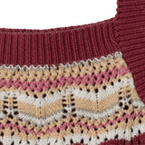 Pepe Jeans - Hyo PG7000024-287 – Top de punto 100% algodón con rayas de escote cuadrado y tirantes - Niña