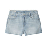 Pepe Jeans – Patty PG8000001PR5-000 – Shorts vaqueros azules con bajo deshilachado - Niña