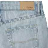 Pepe Jeans – Patty PG8000001PR5-000 – Shorts vaqueros azules con bajo deshilachado - Niña