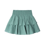 Pepe Jeans – Hazel PG9000011-558 – Falda corta azul con volantes de tejido dobby 100% algodón - Niña