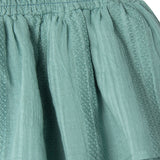 Pepe Jeans – Hazel PG9000011-558 – Falda corta azul con volantes de tejido dobby 100% algodón - Niña