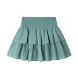 Pepe Jeans – Hazel PG9000011-558 – Falda corta azul con volantes de tejido dobby 100% algodón - Niña