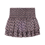 Pepe Jeans - Nilsa PG9000019-967 - Minifalda estampada de chifón con hilos metalizados - Niña