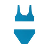 Pepe Jeans - PGB100004-517 – Bikini azul de secado rápido con forro delantero - Niña