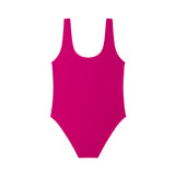 Pepe Jeans - PGB100008-377 – Bañador fucsia con logo estampado y forro en la parte frontal - Niña