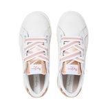 Pepe Jeans - Player Laces PGS000015-800 - Sneakers blancas de piel microperforada - Niña