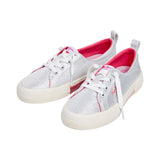 Pepe Jeans – Kenton PGS300007-934 – Sneakers metalizadas de lona con cordones - Niña