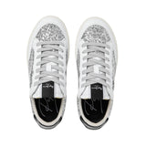 Pepe Jeans - Lane PGS300013-934 - Sneakers blancas con glitter plata y plantilla termoformada - Niña